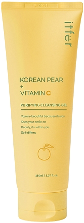 Itfer~Мягкий очищающий гель для умывания с экстрактом груши и витамином С~Korean Pear