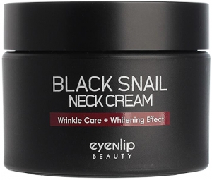 Eyenlip~Крем для шеи с муцином черной улитки~Black Snail Neck Cream