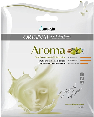 Anskin~Маска альгинатная антивозрастная питательная~Aroma Modeling Mask
