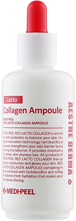 MediPeel~Коллагеновая ампула с лактобактериями и аминокислотами~Red Lacto Collagen Ampoule