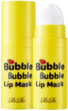 RiRe~Кислородная очищающая маска для губ с органическими кислотами~Bubble Bubble Lip Mask