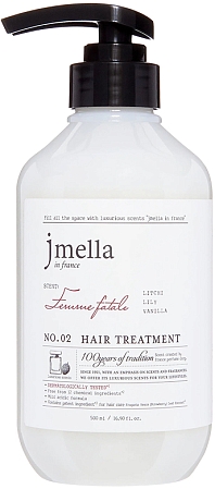 Jmella~Парфюмированный кондиционер для волос c личи и ванилью~In France Femme Fatale Hair Treatment