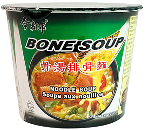 Fans kitchen~Лапша быстрого приготовления со вкусом свиных рёбрышек (Китай)~Bone Soup