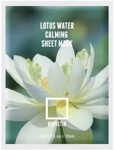 Rovectin~Выравнивающая тканевая маска с лотосом~Lotus Water Calming Sheet Mask