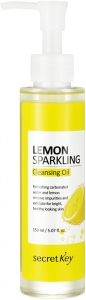Secret Key~Гидрофильное масло на газированной воде с экстрактом лимона~Lemon Sparkling Cleansing Oil