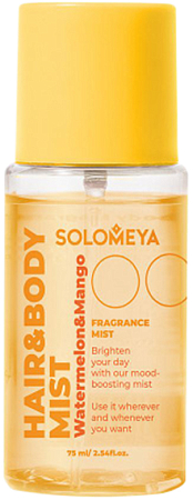 Solomeya~Парфюмированный мист для волос и тела с ароматом арбуза и манго~Mist Watermelon&Mango