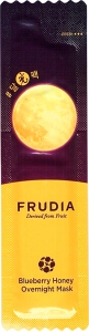 Frudia~Питательная ночная маска с черникой и медом~Blueberry Honey Overnight Mask, 5 мл