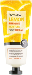 FarmStay~Смягчающий крем для ног с экстрактом лимона~Lemon Intensive Moisture Foot Cream