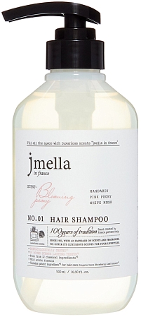 Jmella~Очищающий шампунь для всех типов волос~In France Blooming Peony Hair Shampoo