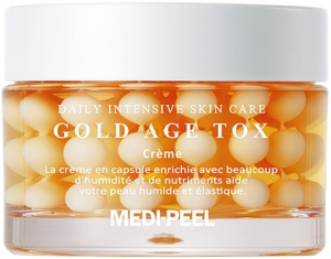 MediPeel~Антивозрастной капсульный крем с экстрактом золотого шелкопряда~Gold Age Tox Cream