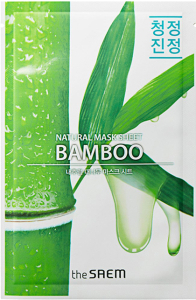 The Saem~Маска тканевая с экстрактом бамбука~Natural Bamboo Mask Sheet