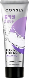 Consly~Укрепляющая пенка с морским коллагеном~Consly Marine Collagen Lifting Creamy Cleansing Foam