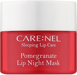 Carenel~Питательная ночная маска для губ с гранатом~Pomegranate Lip Night Mask