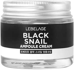 Lebelage~Ампульный крем с муцином чёрной улитки~Ampule Cream Black Snail