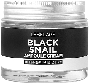 Lebelage~Ампульный крем с муцином чёрной улитки~Ampule Cream Black Snail
