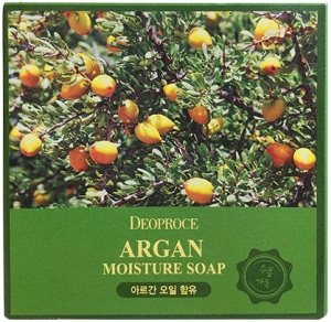 Deoproce~Мыло для лица с натуральным аргановым маслом~Argan Moisture Soap