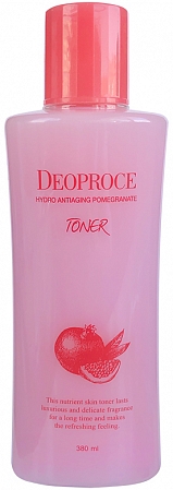 Deoproce~Тонер с экстрактом граната против возрастных изменений~Hydro Antiaging Pomegranate Toner