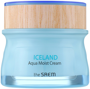 The Saem~Увлажняющий крем с ледниковой водой~Iceland Aqua Moist Cream