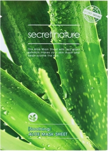 Secret Nature~Увлажняющая тканевая маска с экстрактом алоэ~Nature Aloe Mask Sheet