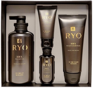 RYO~Восстанавливающий набор для волос с имбирем~HBX Hair Loss Relief