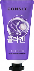 Consly~Укрепляющий крем-сыворотка для рук с коллагеном~Collagen Hand Essence Cream