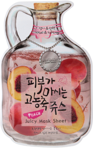 Baviphat~Тканевая маска восстановление и лифтинг с персиком~Peach Juicy Mask Sheet (Vital&Lifting)