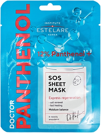 Estelare~Восстанавливающая тканевая маска c пантенолом~Doctor Panthenol
