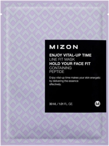 MIZON~Интенсивно увлажняющая маска для коррекции овала лица~Enjoy Vital-Up Time Line Fit Mask