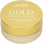 Petitfee~Гидрогелевые патчи против отёчности и тёмных кругов~Gold Hydrogel Eye Patch