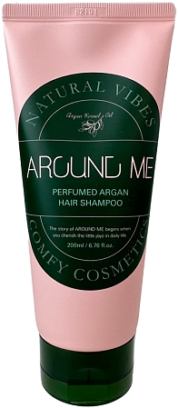 Welcos~Парфюмированный шампунь для волос с экстрактом арганы~Around Me Perfumed Argan Hair Shampoo