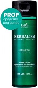 LaDor~Слабокислотный укрепляющий шампунь для жирных волос~Herbalism Shampoo