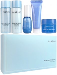 Laneige~Увлажняющий базовый набор мини-средств~Basic Care Moisture Trial Kit (5 Items)