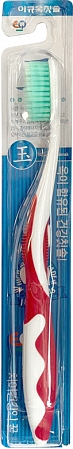 EQ Maxon~Зубная щётка с наночастицами нефрита и сверхтонкой двойной щетиной~Mashimaro Toothbrush