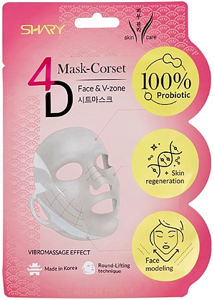 Shary~Маска-бандаж с пробиотиком и лифтинг-эффектом~4D Mask-Corset