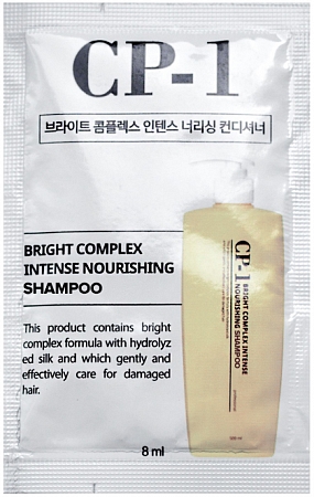 Esthetic House~Протеиновый шампунь для волос CP-1 8 мл~BС Intense Nourishing Shampoo 