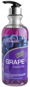 FoodaHolic~Увлажняющий гель для душа с экстрактом винограда~Grape Essential Body Cleanser