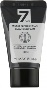 May Island~Очищающая пенка с пептидным комплексом~7 Days Secret Peptide 8 Plus Cleansing Foam