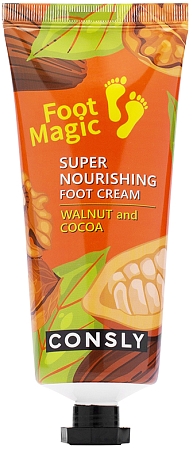Consly~Питательный крем для ног с экстрактом какао~Super Nourishing Foot Cream