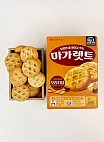 Lotte~Набор печенья с дроблеными орехами (Корея) 8шт~Margaret