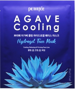 Petitfee~Охлаждающая гидрогелевая маска с экстрактом агавы~Agave Cooling Hydrogel Face Mask