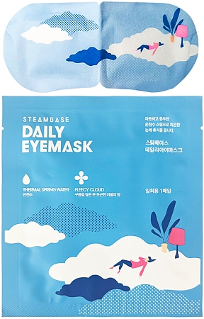 Steambase~Паровая маска для глаз с ароматом жасмина~Daily Eyemask Fleecy Cloud