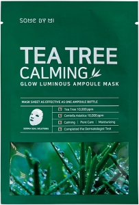 Some By Mi~Успокаивающая тканевая маска с чайным деревом~Tea Tree Calming Glow Luminous Ampoule Mask