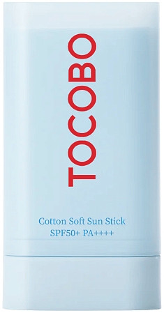 Tocobo~Себорегулирующий солнцезащитный стик~Cotton Soft Sun Stick SPF50+ PA++++