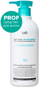 LaDor~Бессульфатный профессиональный шампунь с кератином, 530 мл~Keratin Lpp Shampoo