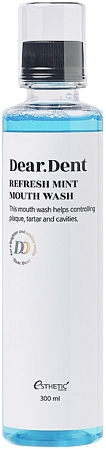 Esthetic House~Освежающий ополаскиватель для полости рта с ментолом~Dear.Dent Refresh Mint Mouth