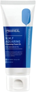 Mediheal~Мягкая увлажняющая пенка для сухой кожи c керамидами~N.M.F Aquaring Cleansing Foam EX