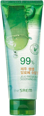 The Saem~Многофункциональный гель с экстрактом алоэ~Jeju Fresh Aloe Soothing Gel 99%
