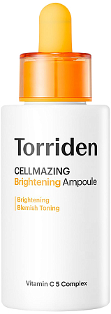 Torriden~Осветляющая ампула с витамином С~Cellmazing Brightening Ampoule