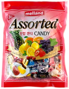 Melland~Карамель леденцовая ассорти вкусов (Корея)~Assorted Candy