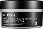 Mizon~Антивозрастная маска с черными соевыми бобами~Enjoy Fresh-On Time Black Bean Mask